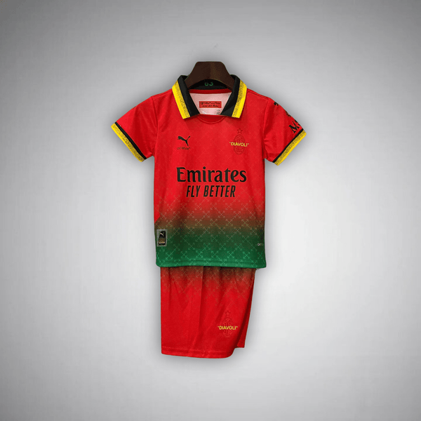 AC Mailand x Off-White Premium Kinder-Trikot-Set