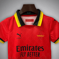 AC Mailand x Off-White Premium Kinder-Trikot-Set