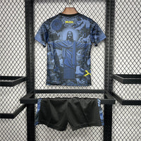 Brasilien „Jesus“ Premium blaues Trikot