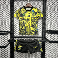 24/25 Brasilien „Jesus“ Premium Gelbes Trikot