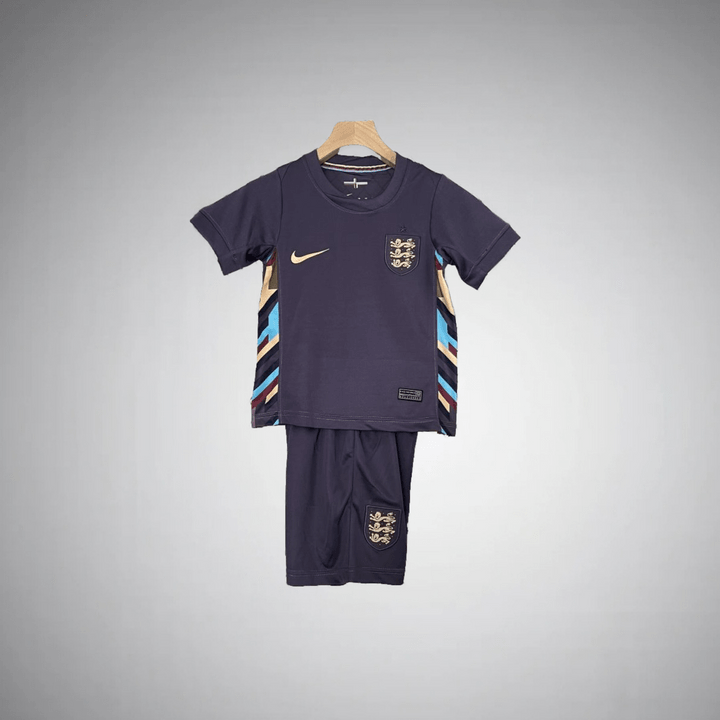 England 2024 Auswärts-Trikot-Set für Kinder