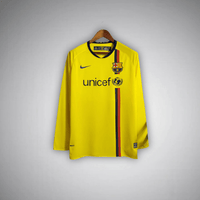 08/09 FC Barcelona Auswärtstrikot Langarm