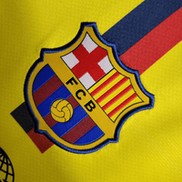 08/09 FC Barcelona Auswärtstrikot Langarm