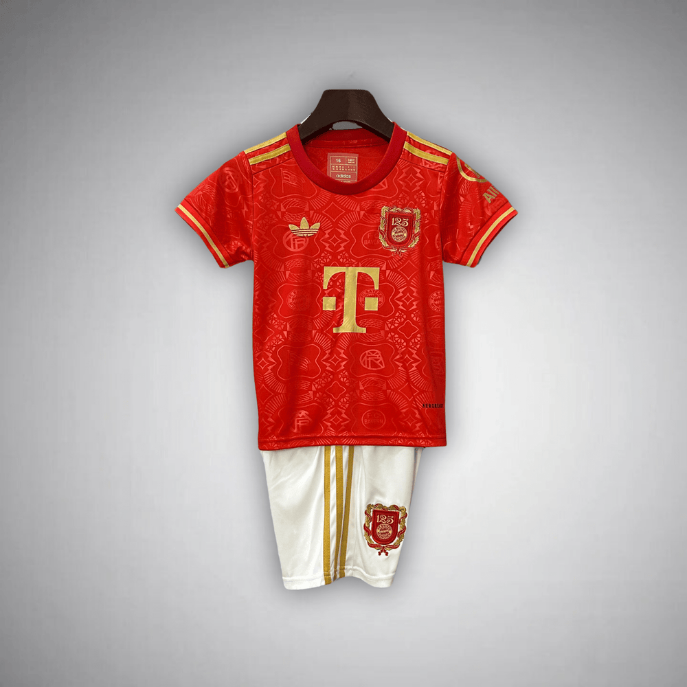 FC Bayern 125 Jahre Jubiläum Trikot-Set für Kinder