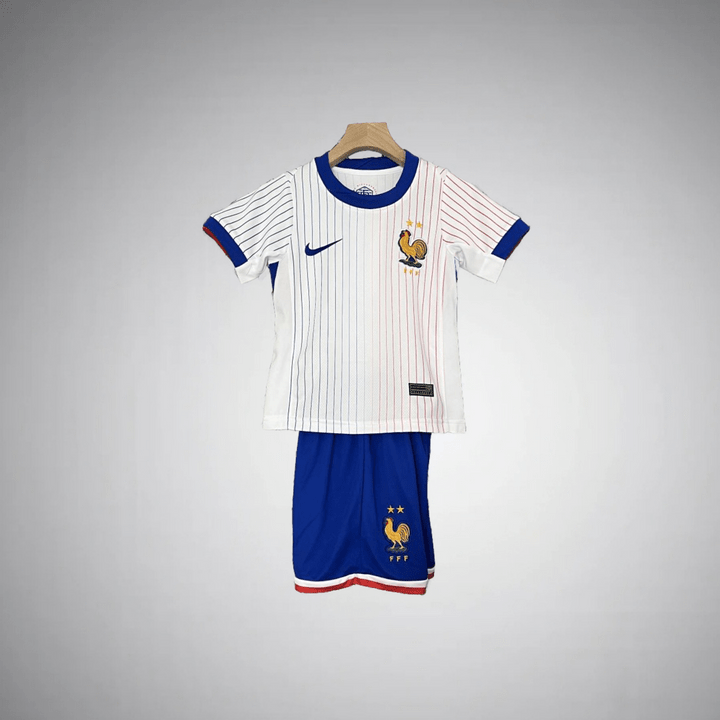 Frankreich Auswärts Trikot-Set 2024 für Kinder