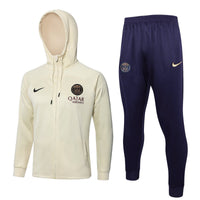 PSG Trainingsanzug in Beige und Dunkelblau