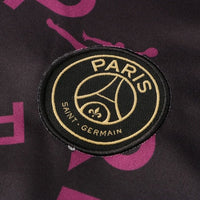 PSG Schwarz und Lila x Gold Premium Trainingsanzug