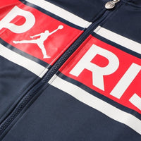 PSG Dunkelblau und Rot Premium Trainingsanzug