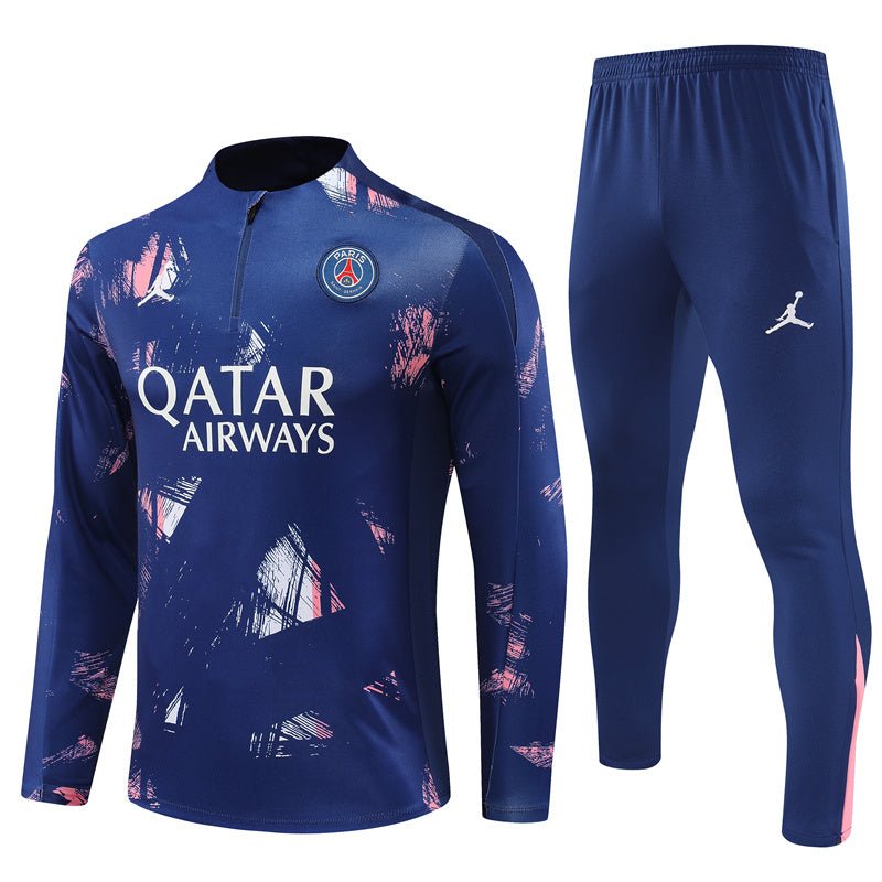 PSG „Parisian Frost“ blauer Premium-Trainingsanzug