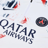 PSG „Parisian Frost“ Weißer Premium-Trainingsanzug