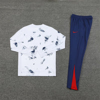 PSG „Parisian Frost“ Weißer Premium-Trainingsanzug