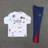 PSG „Parisian Frost“ Weißer Premium-Trainingsanzug