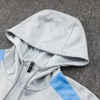 PSG Weiß-Blauer Premium-Trainingsanzug