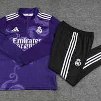 Real Madrid „Purple Dragon“ Premium-Trainingsanzug