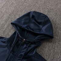 Tottenham dunkelblauer Premium-Trainingsanzug